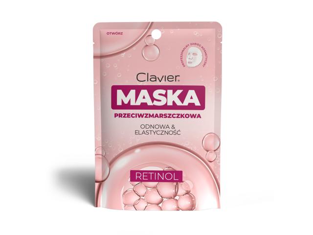 Clavier Maska przeciwzmarszczkowa z retinolem interakcje ulotka maseczka  25 ml (sasz.)