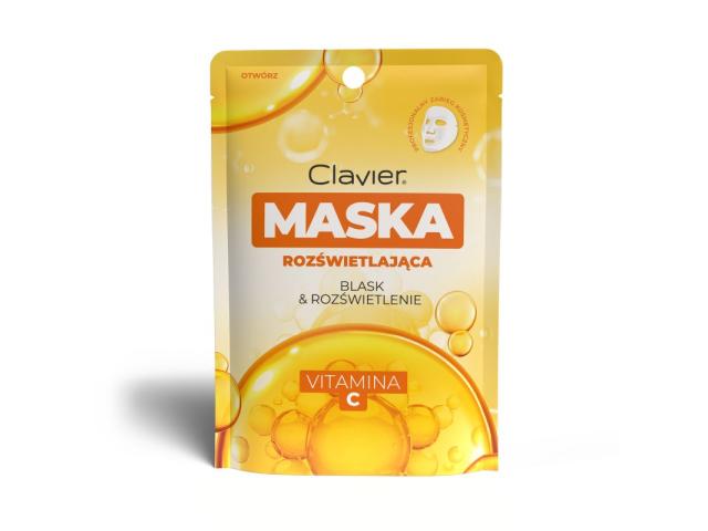 Clavier Maska rozświetlająca z witaminą C interakcje ulotka maseczka 25 ml
