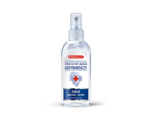 Clean Hands Spray do stóp i obuwia grzybobójczy interakcje ulotka spray 100 ml