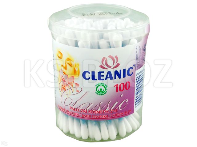 Cleanic Patyczki higieniczne interakcje ulotka  - 100 szt. (pudeł.)