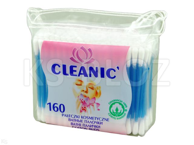 Cleanic Patyczki higieniczne interakcje ulotka   160 szt.