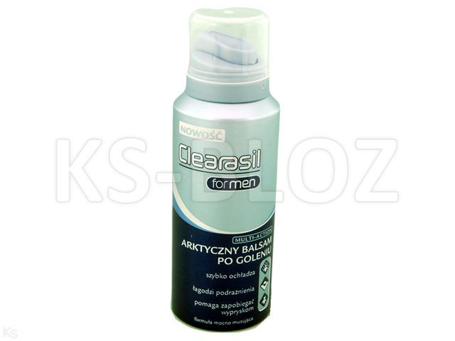CLEARASIL FOR MEN Bals. arktycz.po goleniu interakcje ulotka  - 100 ml