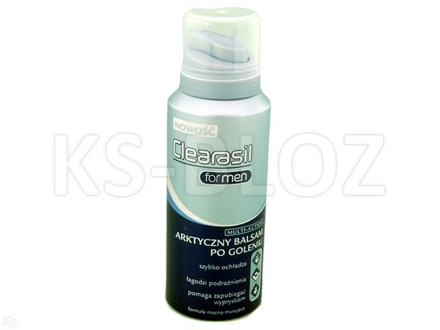 CLEARASIL FOR MEN Bals. arktycz.po goleniu interakcje ulotka   100 ml