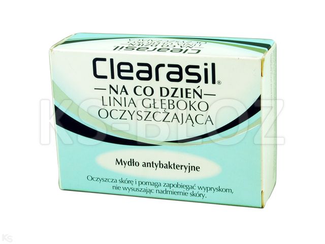 CLEARASIL NA CO DZIEŃ Mydło antybak. interakcje ulotka mydło  90 g