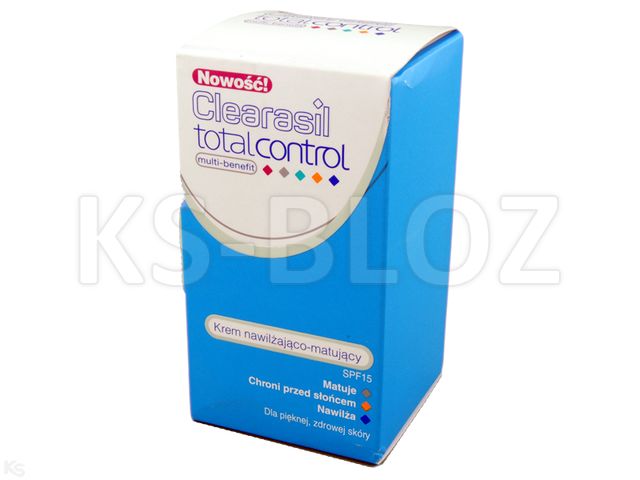 CLEARASIL Total Control Krem naw/mat. interakcje ulotka   50 ml