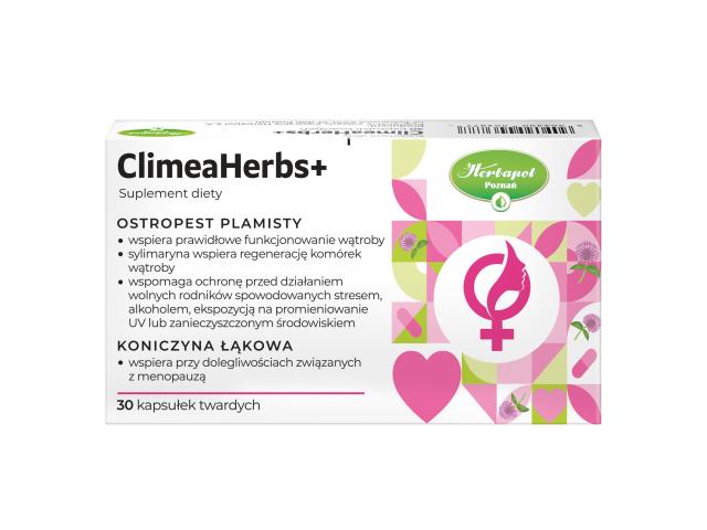 ClimeaHerbs+ interakcje ulotka kapsułki - 30 kaps.