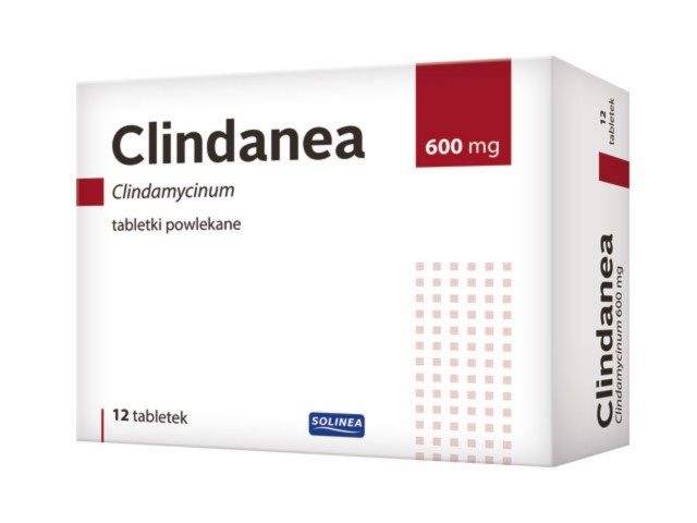 Clindanea interakcje ulotka tabletki powlekane 600 mg 