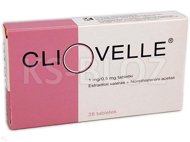 Cliovelle interakcje ulotka tabletki 1mg+500mcg 