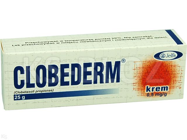 Clobederm interakcje ulotka krem 500 mcg/g 25 g