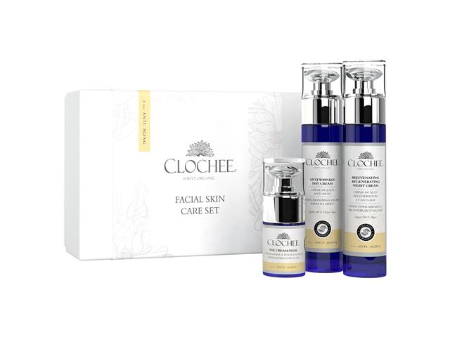 Clochee Facial Skin Care Set Zestaw anti-ageing (krem na dzień+krem na noc+krem LIFT UP pod oczy) interakcje ulotka zestaw  50 ml (+ 50 ml + 15 ml)