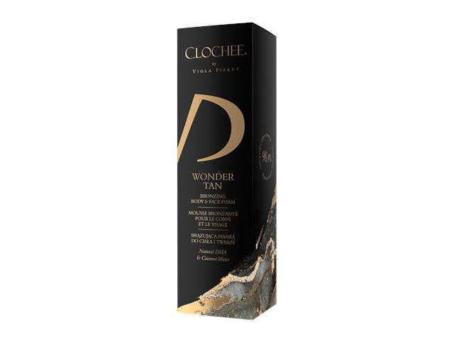 CLOCHEE WONDER TAN Brązująca Pianka do twarzy i ciała by VP interakcje ulotka pianka  150 ml