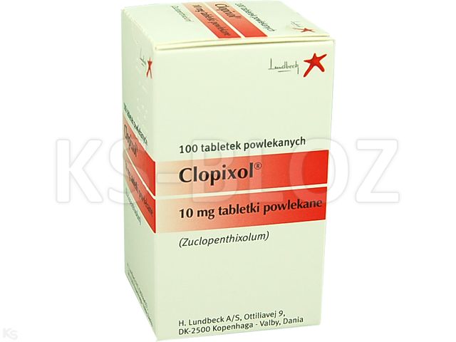 Clopixol interakcje ulotka tabletki powlekane 10 mg 100 tabl.