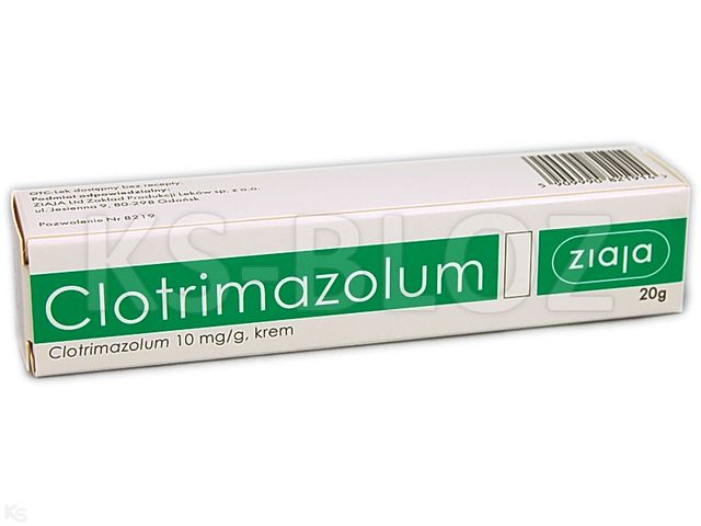 Clotrimazolum Ziaja interakcje ulotka krem 10 mg/g 20 g (tub.)