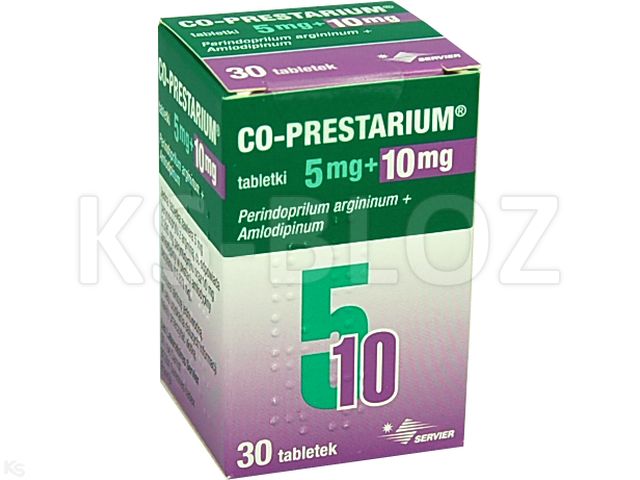 Co-Prestarium interakcje ulotka tabletki 5mg+10mg 30 tabl. | pojemnik