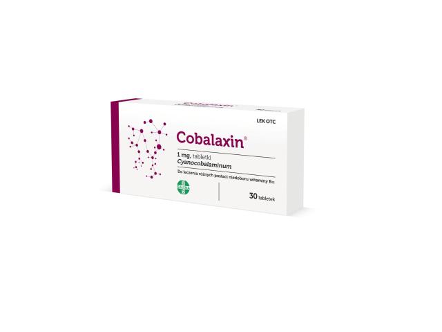 Cobalaxin interakcje ulotka tabletki 1 mg 30 tabl.