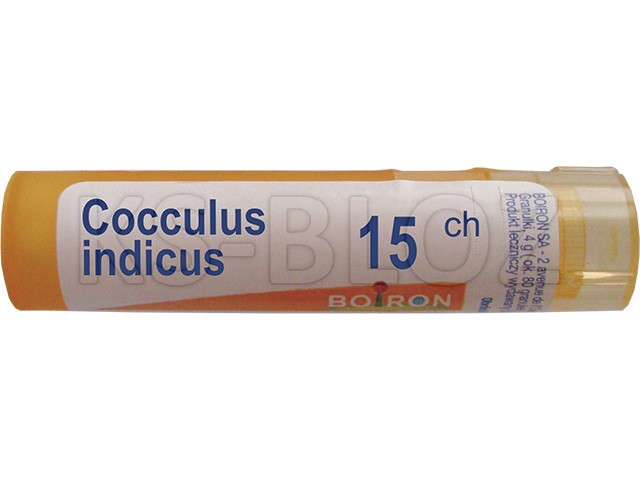 Cocculus Indicus 15 CH interakcje ulotka granulki - 4 g