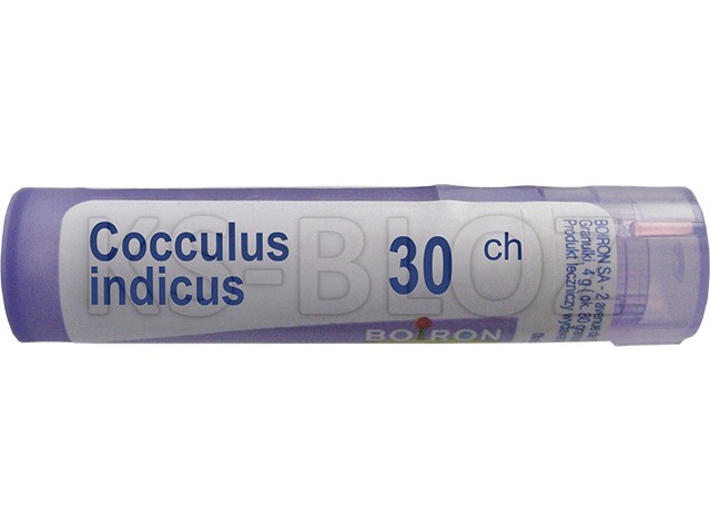 Cocculus Indicus 30 CH interakcje ulotka granulki  4 g