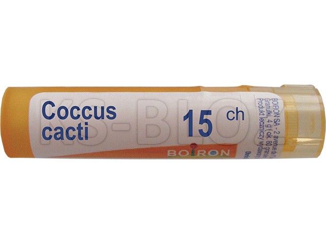 Coccus Cacti 15 CH interakcje ulotka granulki  4 g
