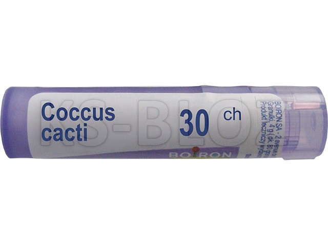 Coccus Cacti 30 CH interakcje ulotka granulki  4 g