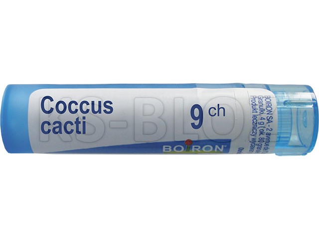 Coccus Cacti 9 CH interakcje ulotka granulki  4 g