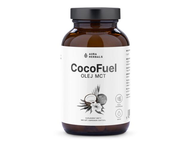 CocoFuel Olej MCT interakcje ulotka kapsułki miękkie - 100 kaps.