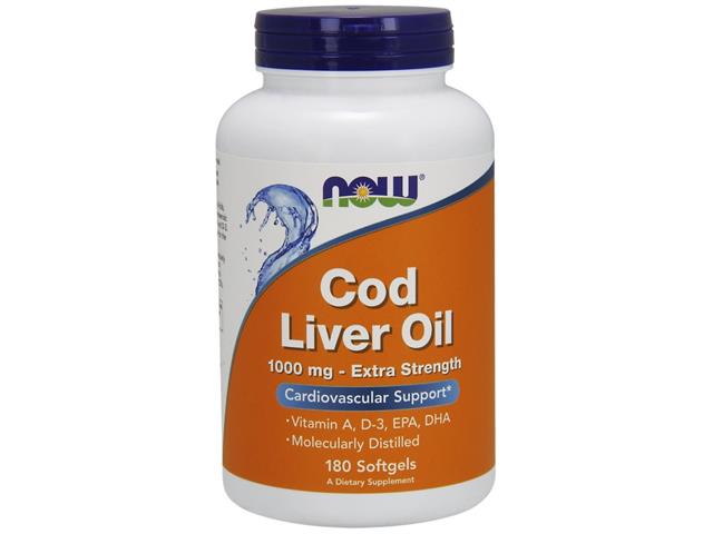 Cod Liver Oil 1000 mg Extra Strength interakcje ulotka kapsułki - 180 kaps.