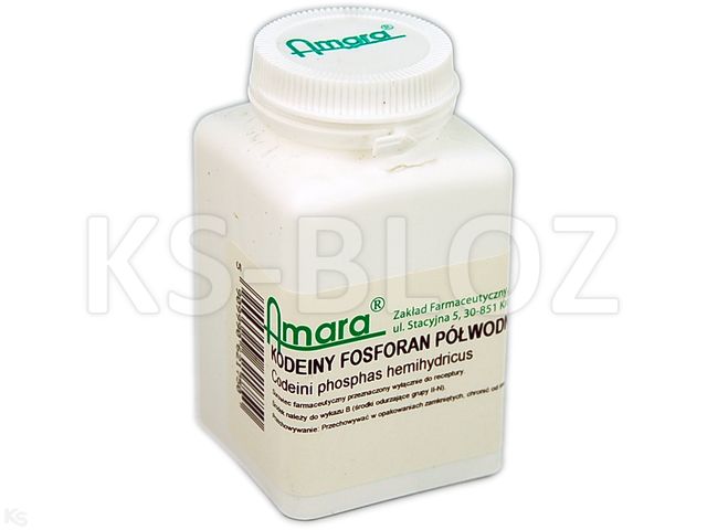 Codeinum Phosphoricum Hemihydricum interakcje ulotka substancja - 5 g