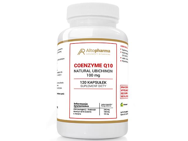 Coenzyme Q10 Natural Ubichinon 100mg interakcje ulotka kapsułki  120 kaps.