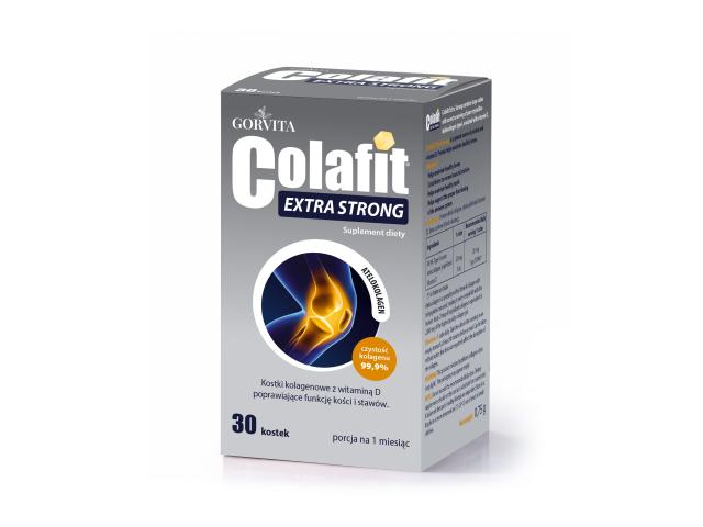Colafit Extra Strong interakcje ulotka kostka 30 szt.