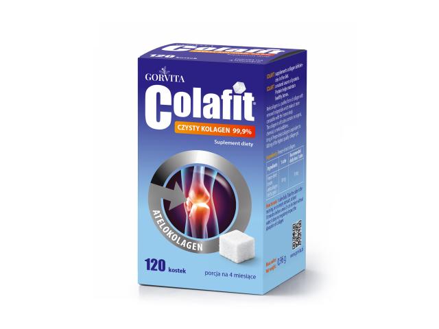 Colafit interakcje ulotka kostka - 120 szt.
