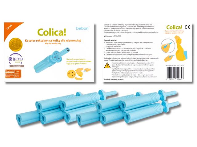 Colica! Kateter rektalny na kolkę dla niemowląt interakcje ulotka kateter - 10 szt.
