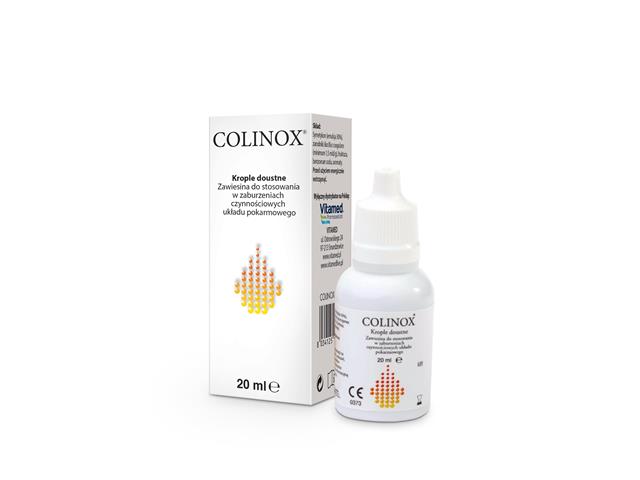 Colinox interakcje ulotka krople doustne  20 ml