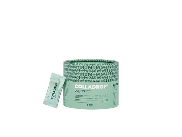 Colladrop Vegan Collagen Booster Vollagen 2000 mg interakcje ulotka saszetka  30 sasz.