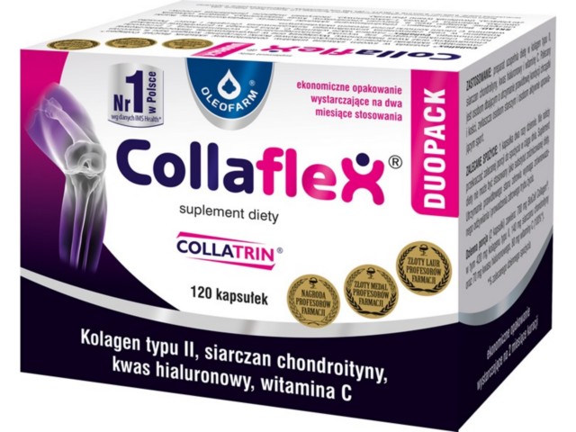 Collaflex duopack interakcje ulotka kapsułki żelatynowe twarde  120 kaps.