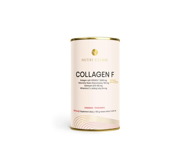 Collagen F rabarbar-truskawka interakcje ulotka proszek - 150 g