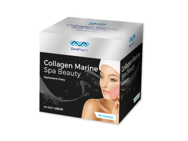 Collagen Marine SPA Beauty interakcje ulotka saszetka - 30 sasz.