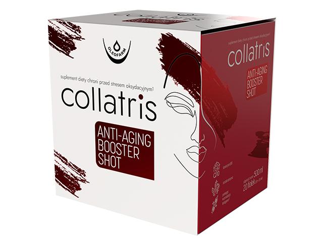 Collatris Anti-Aging Booster Shot smak wiśnia interakcje ulotka płyn - 20 fiol. po 25 ml