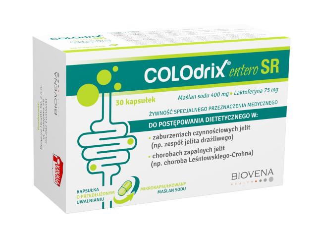 Colodrix entero SR interakcje ulotka kapsułki o przedłużonym uwalnianiu - 30 kaps.