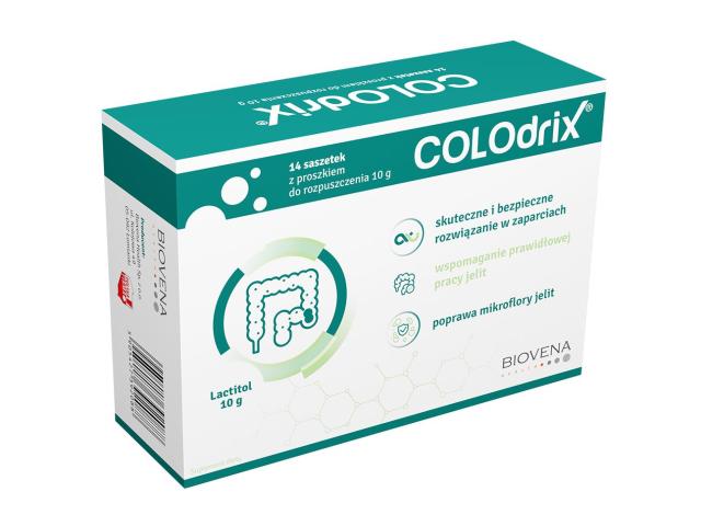 Colodrix interakcje ulotka proszek  14 sasz. po 10 g