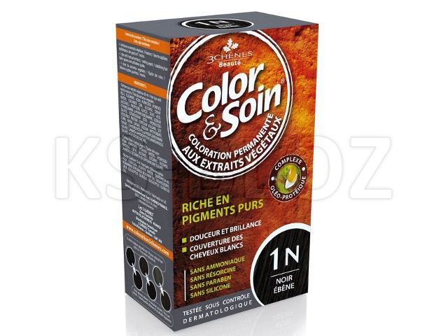 Color & Soin Farba do włosów 1N interakcje ulotka farba do włosów - 135 ml