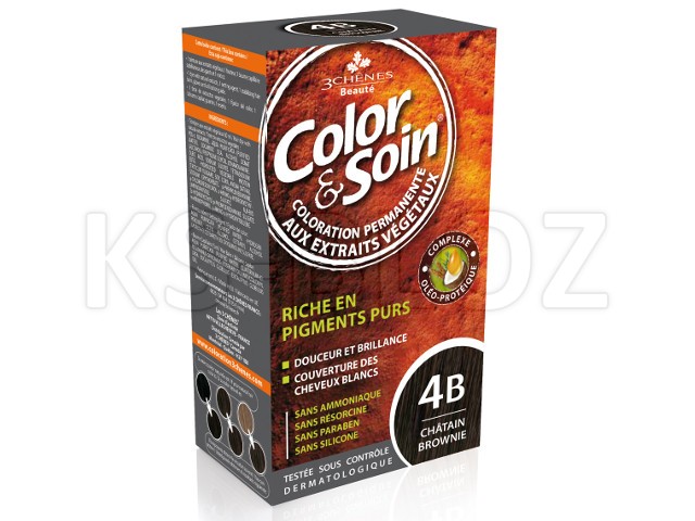 Color & Soin Farba do włosów 4B interakcje ulotka   135 ml