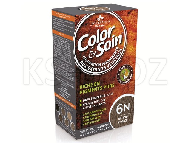 Color & Soin Farba do włosów 6N interakcje ulotka   135 ml