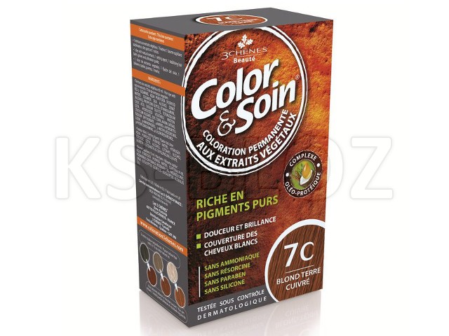 Color & Soin Farba do włosów 7C interakcje ulotka farba do włosów  135 ml