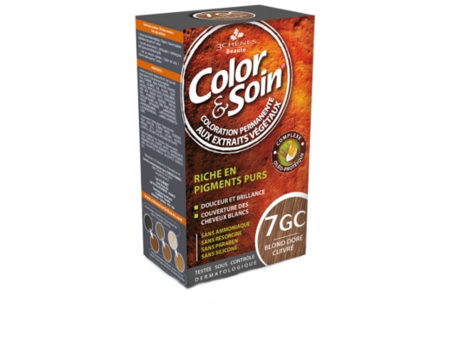 Color & Soin Farba do włosów 7GC interakcje ulotka   135 ml