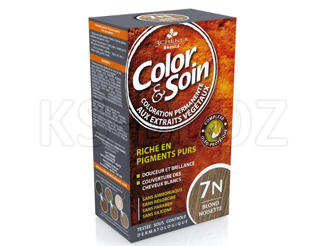 Color & Soin Farba do włosów 7N interakcje ulotka farba do włosów  135 ml