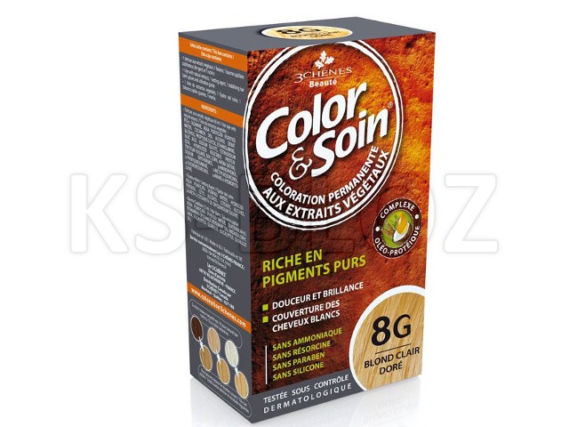 Color & Soin Farba do włosów 8G interakcje ulotka   135 ml