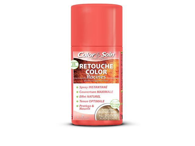 COLOR & SOIN Spray do retuszu odrostów dla odcieni jasnych blond interakcje ulotka   75 ml