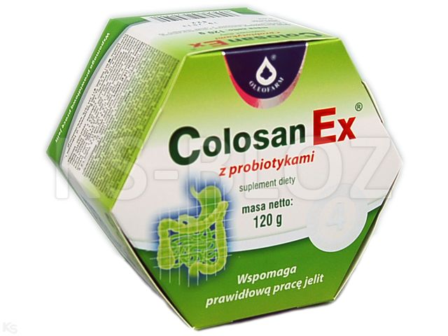 Colosan EX z probiotykami interakcje ulotka proszek  120 g