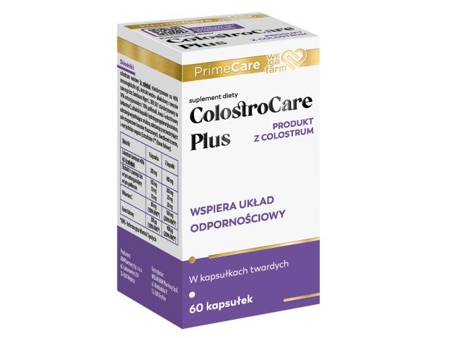 ColostroCare Plus interakcje ulotka kapsułki - 60 kaps.