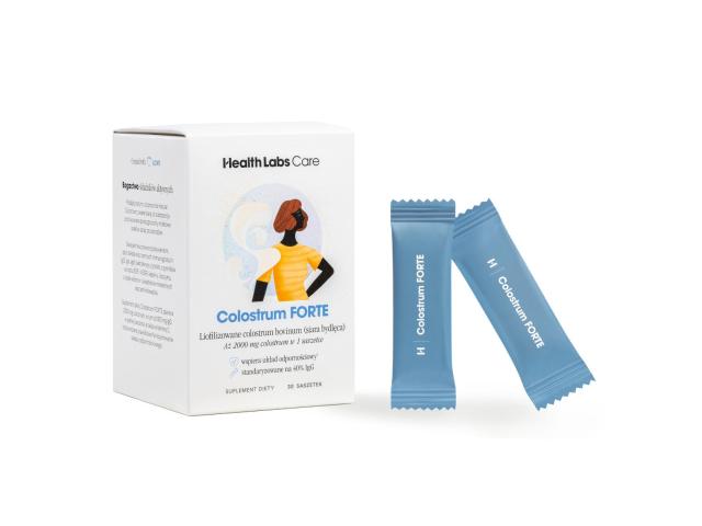 Colostrum Forte interakcje ulotka proszek  30 sasz.
